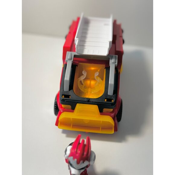Paw Patrol The Mighty Movie Marshall Firetruck Vehicle Figure - Picture 7 of 8